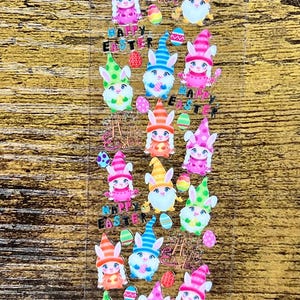 UVDTF Pen Wrap Easter Gnome, Ready to Apply, Permanent Waterproof Adhesive
