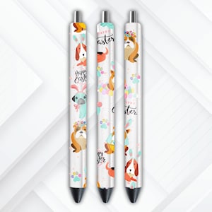 Dog Pen Wrap: Easter Design - Waterproof, Ready to Apply