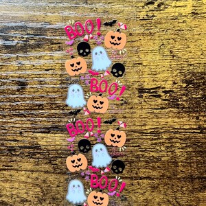 Halloween Pen Wrap - Boo Pumpkin and Ghost Design
