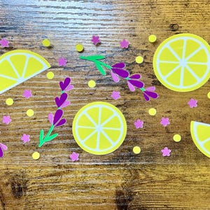 UVDTF Lemons or Lavender for 16oz Can Glass Mug Tumbler, Ready to Apply, Permanent Waterproof Adhesive image 1