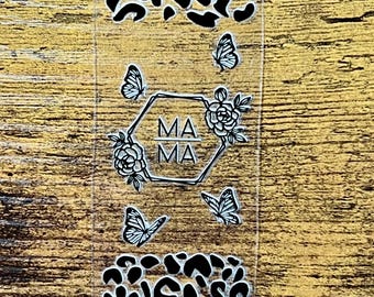 UVDTF Pen Wrap Mama Leopard, Ready to Apply, Permanent Waterproof Adhesive