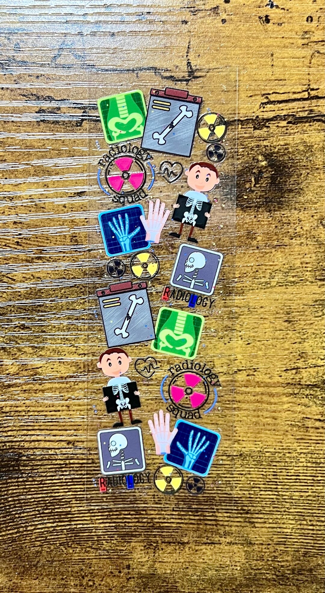 UVDTF Pen Wrap Radiology Squad Life, Permanent Adhesive Waterproof ...