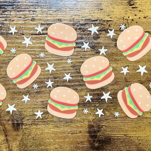 Adhesivo UVDTF para envolver hamburguesas, latas de 16 oz, para vidrio, taza y vaso, listo para aplicar, adhesivo permanente e impermeable.