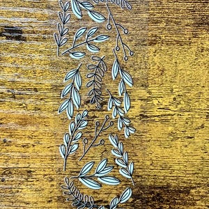Greenery Pen Wrap Transfer - Waterproof, Ready to Use