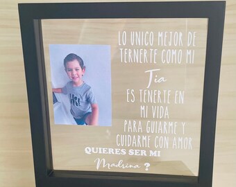 Madrina proposal/godmother proposal/godparent proposal/baptism/first communion/confirmation/religious proposal/bautizo/padrinos/Madrina gift