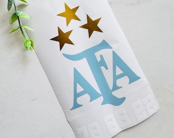 Argentina World Cup Winner/AFA Sticker Decal/Argentina Car Decal/Escudo de Futbol Argentina/Argentina Futbol decal/Car Sticker