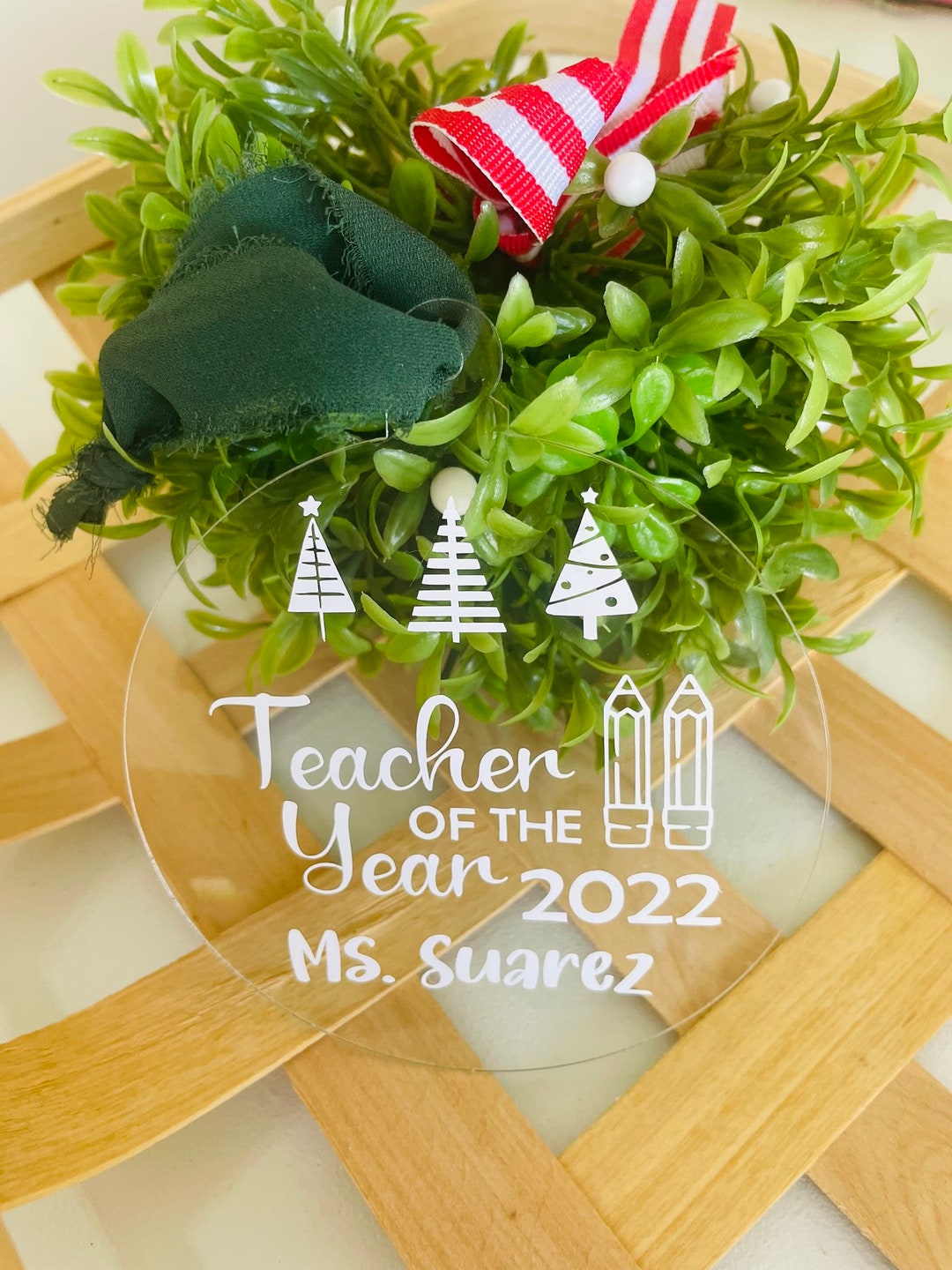 Teacher Ornaments/teacher Gift/christmas Gift for Teachers/personalized
