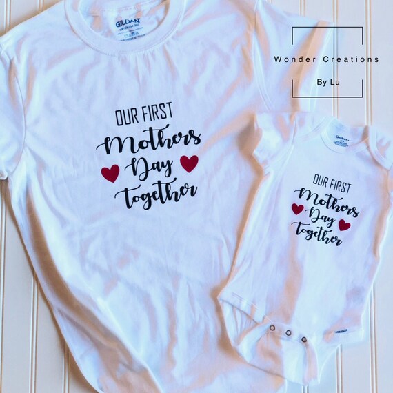 Our First Mother's Day Together/mother's Day Gift Idea/matching