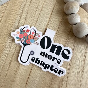 Medical Magnetic Bookmark/planner Reading Accessories/one More Chapter ...