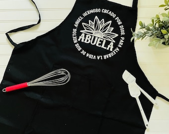 Abuela Schürze/Mama Geschenk/Oma Schürze/Grill Schürze/Oma Geschenk/Muttertagsgeschenk