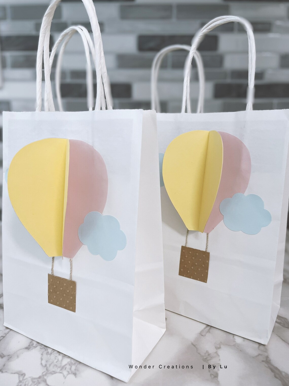 Hot Air Balloon Party Favor Bags/baby Shower Favors/1st Birthday Favor ...