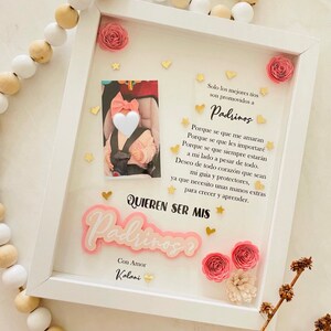 Quieres Ser Mi Madrina Padrino / 1st Communion Proposal / Propuesta  Comunion/ Invitacion Padrinos / Godparents / Spanish Sacrament 