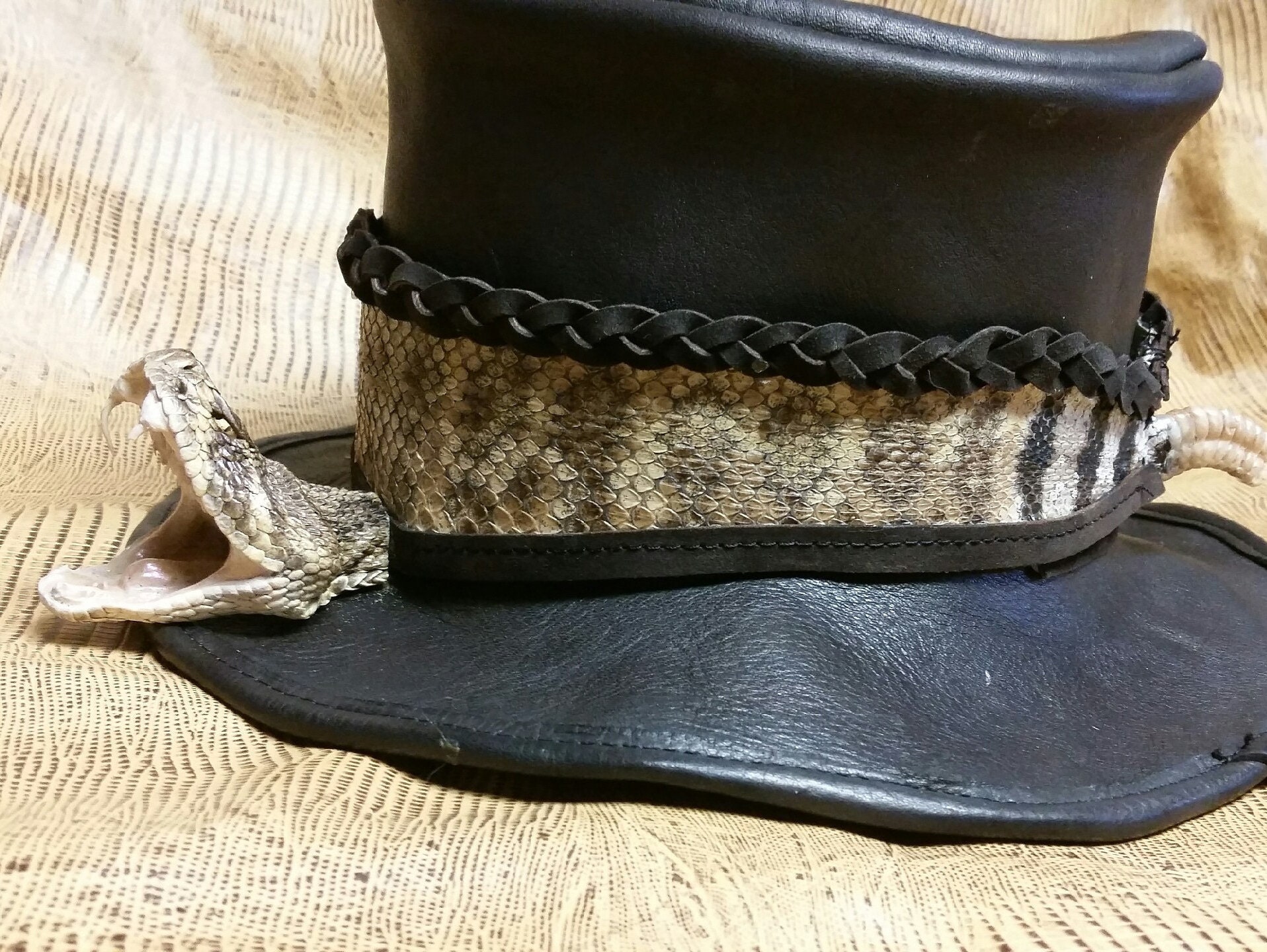 Rattlesnake Hat - Etsy