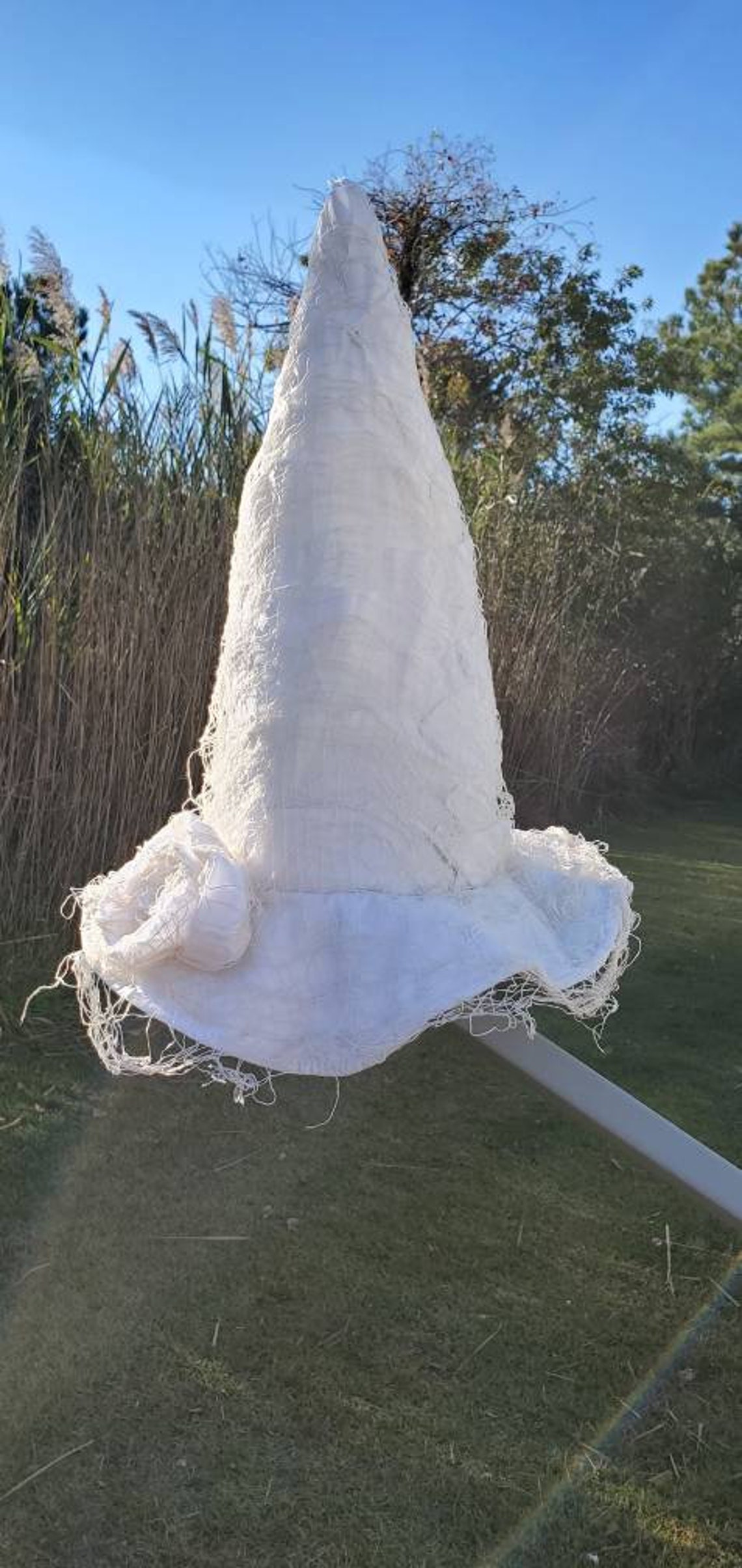 Witch Hat, White Witch Hat, White Wedding Witch Hat - Etsy