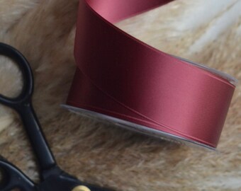 dark rose swiss satin ribbon