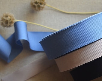 denimblauw petersham lint 1 1/2"