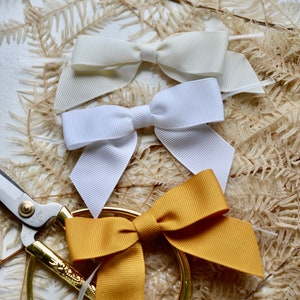grosgrain 7/8&quot; ribbon pre-made bows
