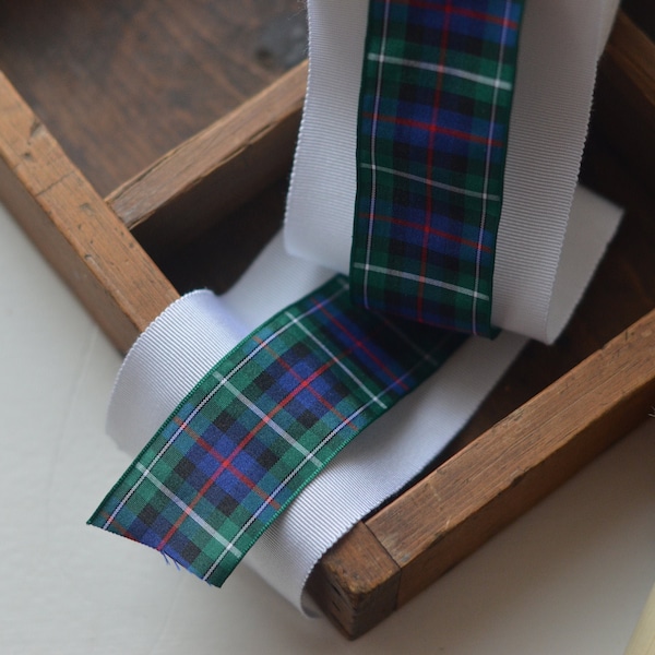 edinburgh mackenzie 1 1/2" plaid English ribbon