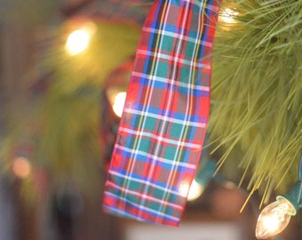 Cinta a cuadros Edinburgh Royal Stewart de 6,35 cm de ancho