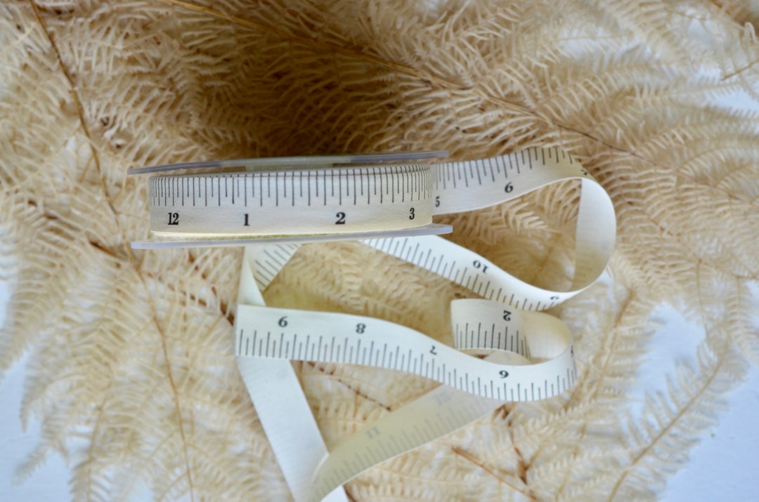 Measuring Tape Printed Cotton Ribbon - Etsy