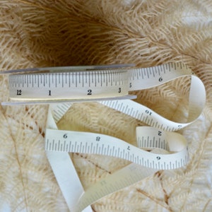 measuring tape printed cotton ribbon