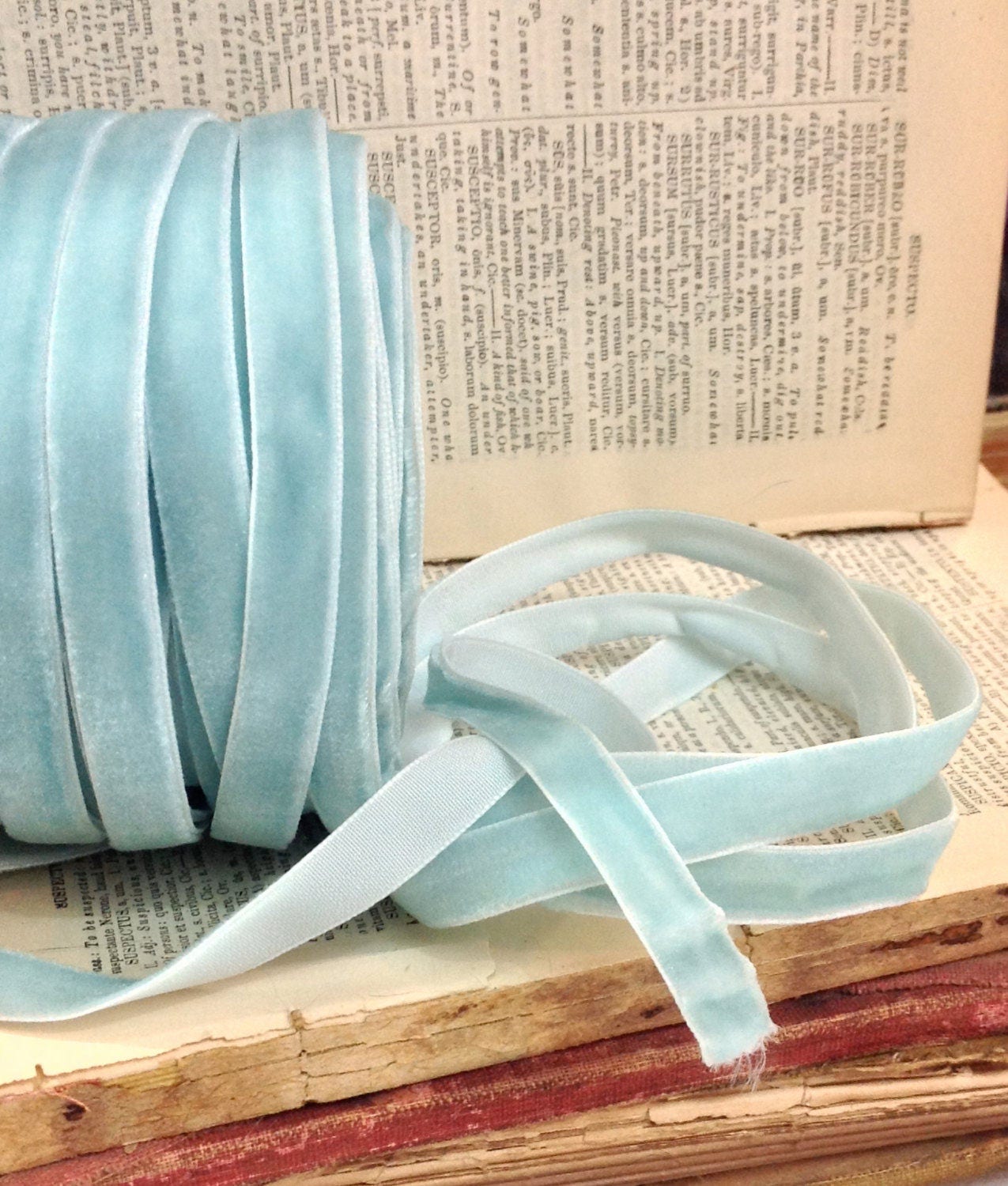 33 yard rouleau de ruban de velours bleu poudre 33 velours yard rouleau de ruban de velours 33 bleu poudre daf2bf
