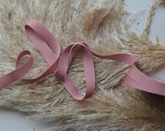 oudroze petersham lint van 3/4" of 5/8"