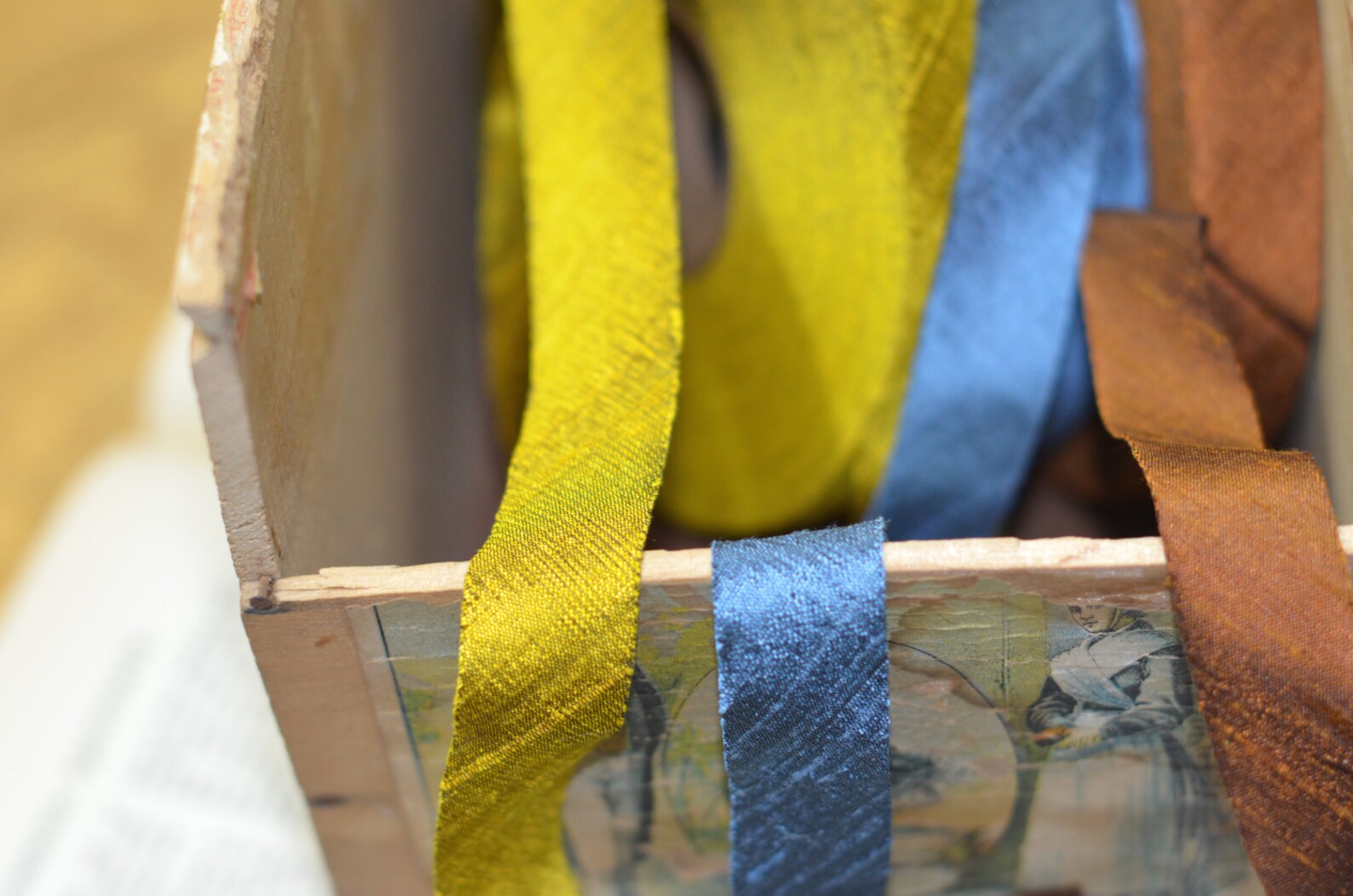 Harvest Gold Chartreuse Dupioni Silk Ribbon - Etsy