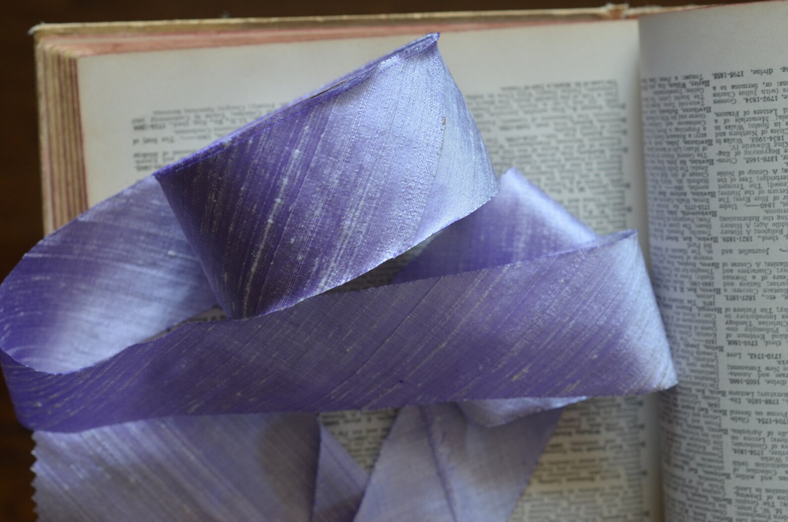 Lavender 204 Embroidered Dupioni Silk main image 0