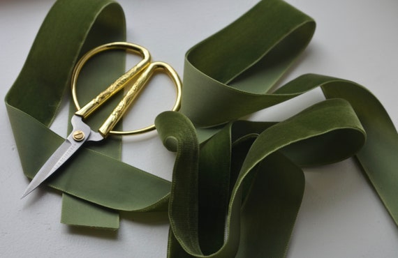 25mm Olive Green Single Sided Satin Ribbon – FiveSeasonStuff