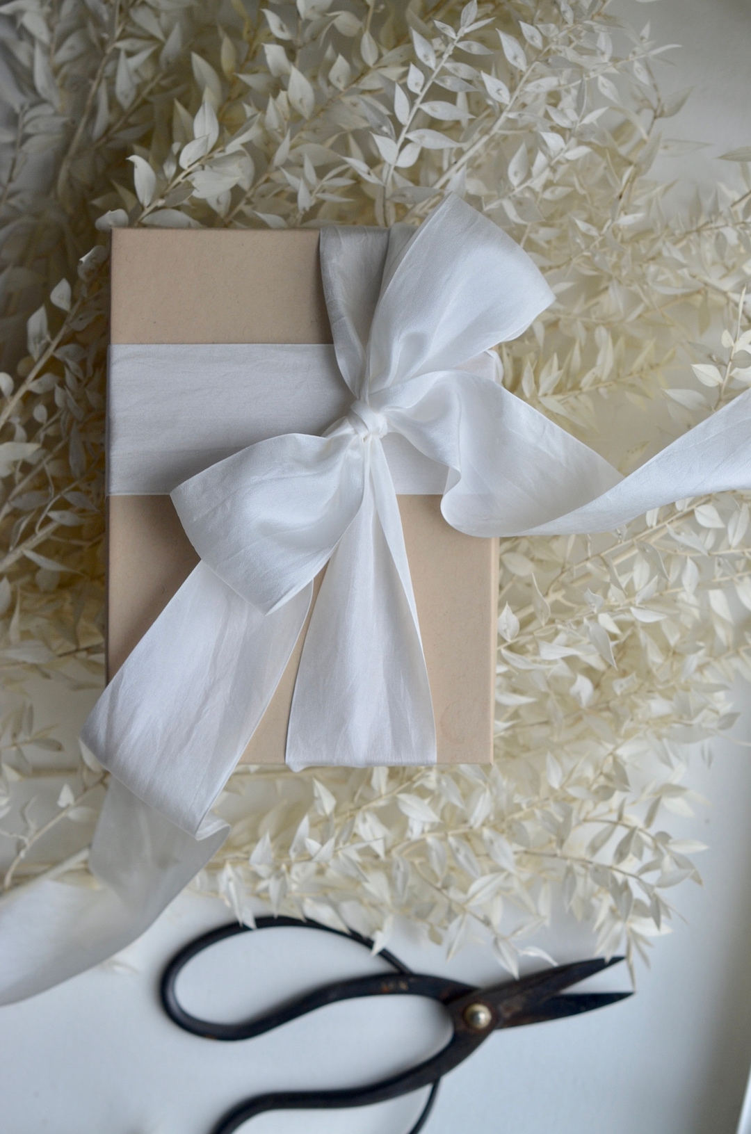 Silk White Ribbons White 2