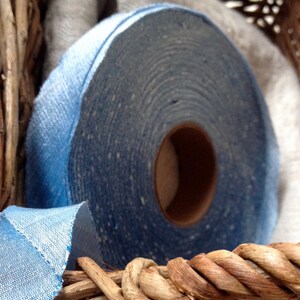 fita de seda dupioni 3/4" azul celeste