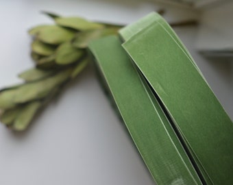 willow green 1 1/2" wide swiss velvet ribbon