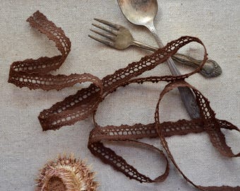 chocoladegehaakte rand van 5/8"