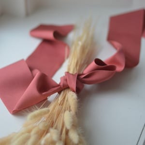 hibiscus 3&quot; wide washed petersham ribbon