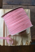 dusty pink swiss velvet 5/8&quot; ribbon