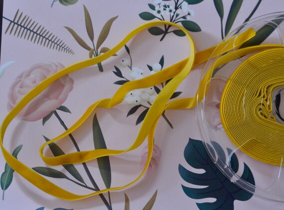 2/" Velvet Ribbon by the yard Kaki~moss