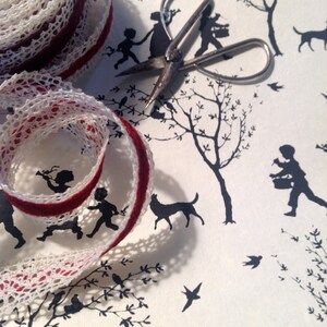 children's parade handmade recycled cotton paper bild 7