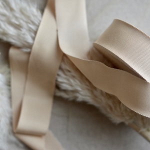 buttercream petersham 1 1/2&quot; or 2&quot; ribbon