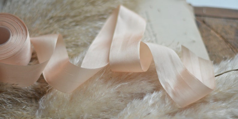 champagne bellini 1.25" silk ribbon image 8