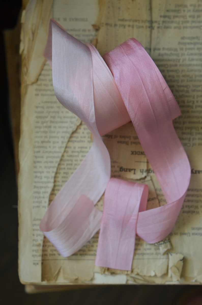 shades of pink silk ribbon image 2