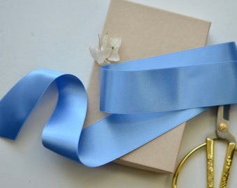 periwinkle blue 1 1/2" penta satin ribbon