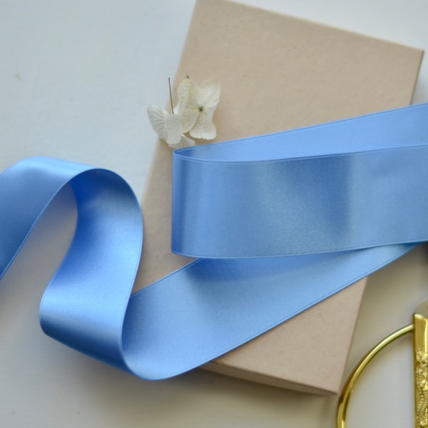 periwinkle blue 1 1/2" penta satin ribbon