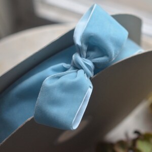 forget-me-not blue 1 12 swiss velvet ribbon