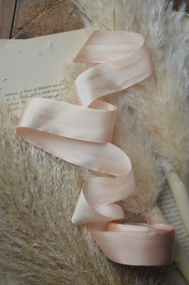 champagne bellini 1.25" silk ribbon image 6