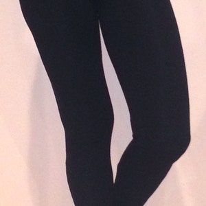 Leggings en jersey tricot CAB-4/ Yoga / Lounge / Workout / Made in USA image 1