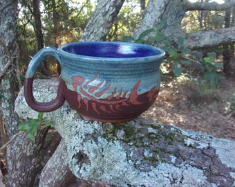 OBX fishbone chowder or soup mug