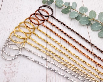 Tall Wire Wedding Table Number Card Holders – Wine Bottle & Floral Foam Sticks