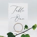 see more listings in the Table number holders section