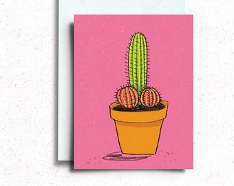 Sexy Cactus Greeting Card | Bachelorette Party Card